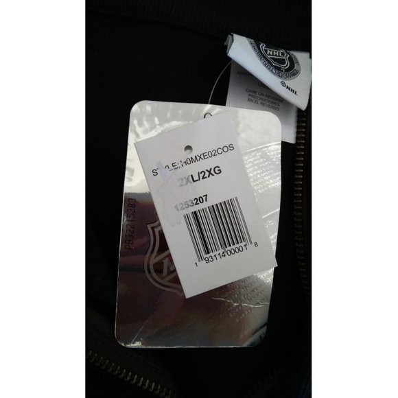 Blackhawks NHL Men's 1/4 Zip Pullover Sweatshirt - Picture 3 of 3